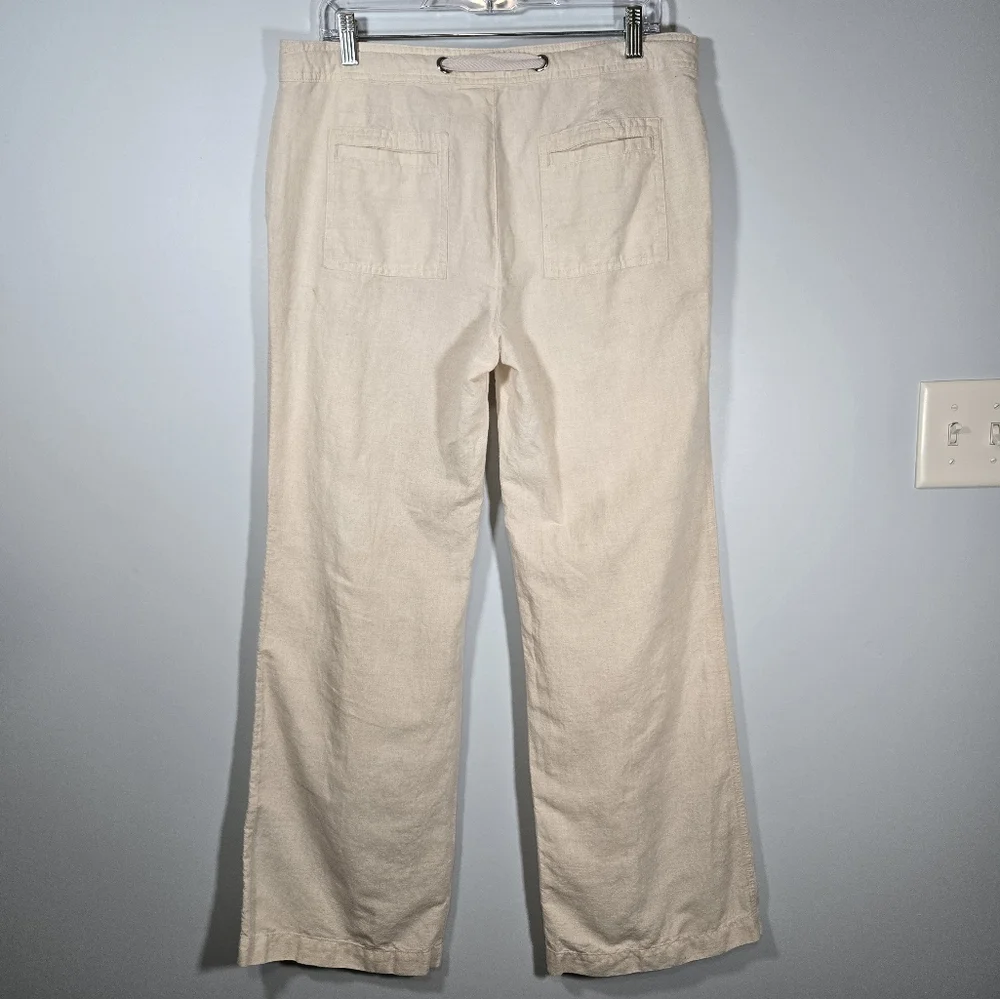 Banana‎ Republic Women's Ryan Fit Linen Cotton Blend Pants Size 12